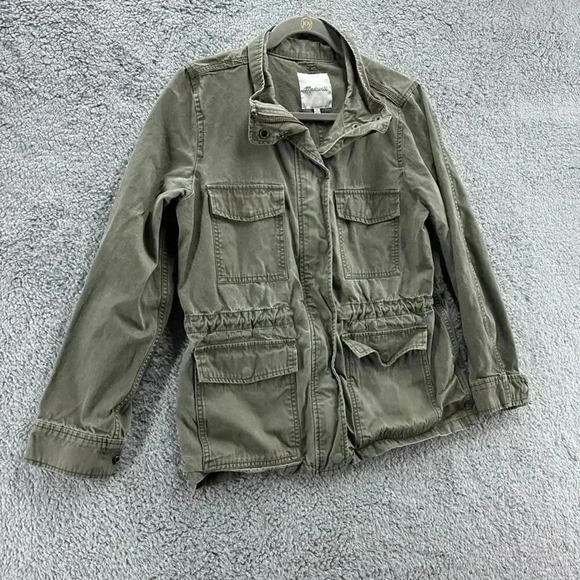 Madewell Women's Small Surplus‎ Jacket in Foliage Green - Picture 2 of 9